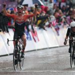 Olympics line elizabeth vos marianne womens crosses celebrates wsj armitstead