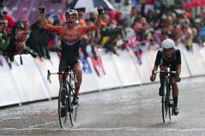 Olympics line elizabeth vos marianne womens crosses celebrates wsj armitstead