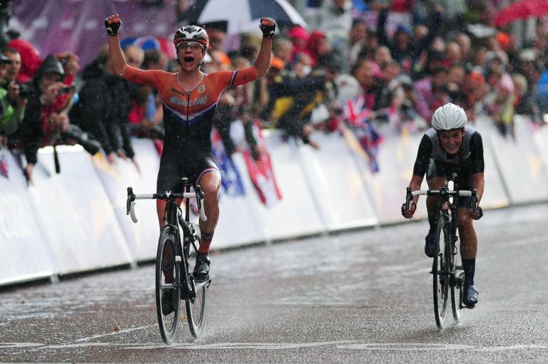 Olympics line elizabeth vos marianne womens crosses celebrates wsj armitstead